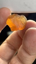 128 Ct Dark Orange Hessonite Garnet From Africa Facet Grade Rough picture