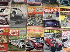 Vintage Auto Magazines (18 Issues) 1960s-1970s Super Stock Hot Rodding CARS Hemi picture