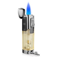 3 Jet Flame Cigar Lighter Honst Torch Lighter with Cigar Punch Windproof Triple picture