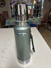 Vintage Stanley Aladdin Thermos A-944DH 1Qt/32oz 1986 Made in USA Camp Fish Hike picture