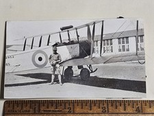 L1919 Penn Field Avro 504K AS-62952 Lt Col Rhinehardt Crash WWI Original Photo picture