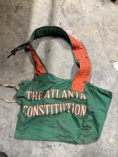 The Atlanta Constitutional Paper Boy Bag Vintage Rare picture