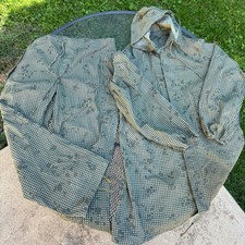 Vintage US Army Military Night Desert Camouflage Fishtail Parka & Pants Size S picture
