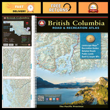 British Columbia Road & Recreation Atlas 2024 - Detailed Maps & Travel Guide picture