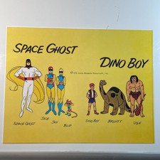 SPACE GHOST animation Cel Print Publicity Concept Art Cartoons MODEL CEL F1 picture