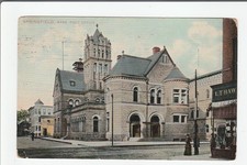 Springfield MA postcard - Post Office 1909 picture