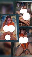 Velma Comic Cover. Lady Picture Book. Set Of 3 Covers. Full Naughty Mature picture