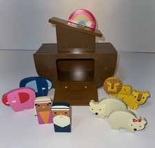 Mary & Martha God's Rainbow Promise Bible  Play Set Christian Toy Noahs Ark Wood picture