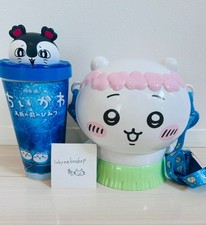 Chiikawa Movie Popcorn Bucket & Siren Drink Cup Holder Set Japan picture