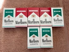 Vintage Marlboro Wooden Matches 90s (7 Total) Match Box 90s Collection Rare NOS picture