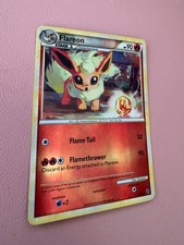 2010 Pokemon Flareon 26/90 Reverse Holo HS Undaunted HGSS LP picture