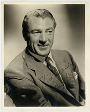Gary Cooper 1940 Hand Signed Type 1 Photo 8x10 Autograph Portrait J14640 picture