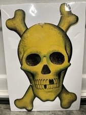 Vintage Beistle Skull & Crossbones Diecut picture