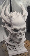 Thorned Revenant Skull Bust 3D Printed picture