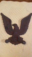 Vintage Cast Metal Bald Eagle Wall Plaque Patriotic Americana Decor picture
