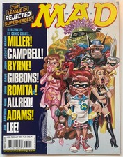 Mad Magazine #438 February 2004 Rare Superhero Cover Variant Unfolded FREE S/H picture