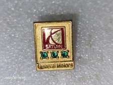 Vintage GM General Motors Saturn 10 Year Service Award Pin  1/10 10K GF picture