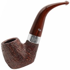 Peterson Irish Harp Sandblast 9mm FILTER Silver Mount Bent 