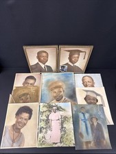 Vintage African American Family Portrait Photo/ Lot Of 10, :10 picture