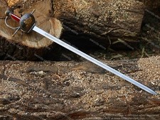 Historical Swept Hilt Rapier Sword Medieval Viking Fantasy Spanish Rapier Prop picture