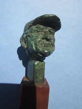 Collectible Bronze Head of Met's Coach Casey Stengel, by Rhoda Sherbell picture