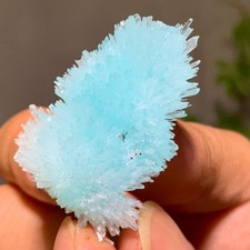 16G Natural blue texture stone crystal,Heteropolar of Chinese blue aragonite picture