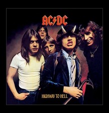 AC/DC Highway to Hell Album Cover 3x3” Magnet Classic Rock Band Collectible picture
