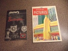 1933 Chicago Century of Progress Official Pictures Book~Burlington Railroad 2LOT picture