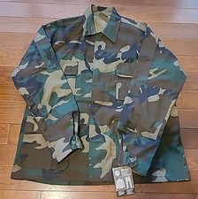 Rothco Woodland Camouflage Military Shirt Tactical Uniform Coat Army Fatigues L picture