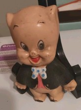 Porky Pig R Dakin Plastic Figure Hong Kong 4 inches Warner Bros Seven 1960s picture