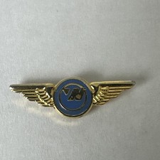 Vintage 1940s NorthWest Airlines Pin. Gold Toned Metal. picture