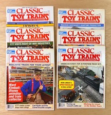 Classic Toy Trains Magazine Lot of 6 Vintage 1990 Issues Lionel Model Railroad picture