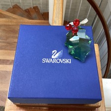 Swarovski Holly Crystal Christmas Ornament #870001 – Retired – Original Box picture