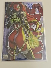 The Scorched #52 She-Spawn J. Scott Campbell Cover A SIGNED Todd McFarlane COA picture