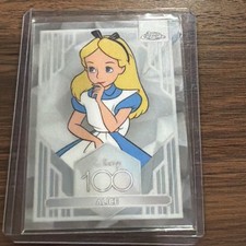 ALICE 2023 Topps Chrome Disney 100 #44 Base In Wonderland picture