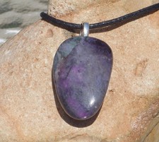 Polished Sugilite Free Form Crystal Pendant Necklace Love Stone Dream Work picture