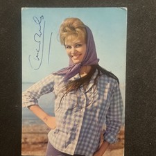 Vintage Claudia Cardinal Signature Original Autograph Cinema Postcard picture