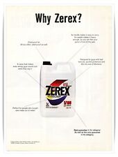 Zerex Antifreeze Coolant Valvoline Vintage 1999 Print Petroliana Magazine Ad picture