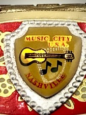 Music City U.S.A. Nashville Tennessee Souvenir Ashtray Music City USA MS-2 picture