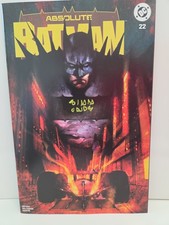ABSOLUTE BATMAN #22 - SIGNED MARTIN SIMMONDS... TRADE LTD 800 SDCC... (WITH COA) picture