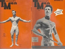 TOMORROW'S MAN SEP 1955 Pocketsize Physique Magazine picture