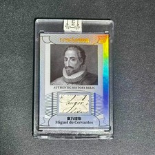 Miguel de Cervantes 20/50 Eternal Revelation 2025 Celebrities History Relics picture
