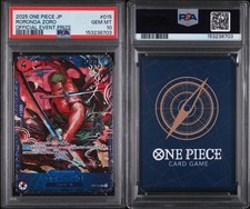 2025 ONE PIECE JAPANESE PROMOS OFFICIAL EVENT PRIZE #015 RORONOA ZORO PSA 10 picture