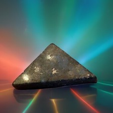 ULTRA RARE Galaxyite Pyramid Triangle Crystal Stone Rare LIMITED picture