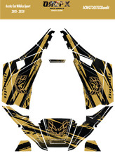 2015 - 2020 Arctic Cat Wildcat 700 Sport Graphic Kit Bandit Edition picture
