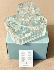 PartyLite Faceted Crystal Castle Tealight Candle Holder P8834 Germany NEW picture