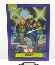 Topps 2024 Topps Chrome Marvel Drax #91 Serial Numbered 60/75 picture