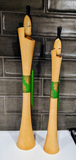 Vintage Sosaku Kokeshi Pair By Shido Shozan picture