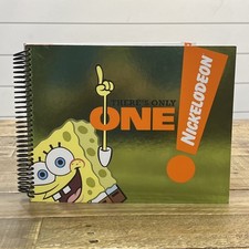 RARE 2001 NICKELODEON SPONGEBOB SPIRAL NOTEBOOK- EMPLOYEE  STAFF OFFICE SUPPLIES picture