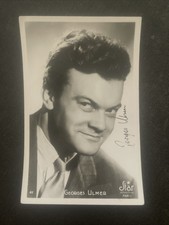 Vintage Georges Ulmer Signature Original Autograph Cinema Postcard picture